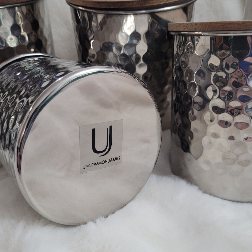 COPY - COPY - Uncommon James Nested Silver Canisters